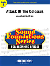 Attack of the Colossus Concert Band sheet music cover